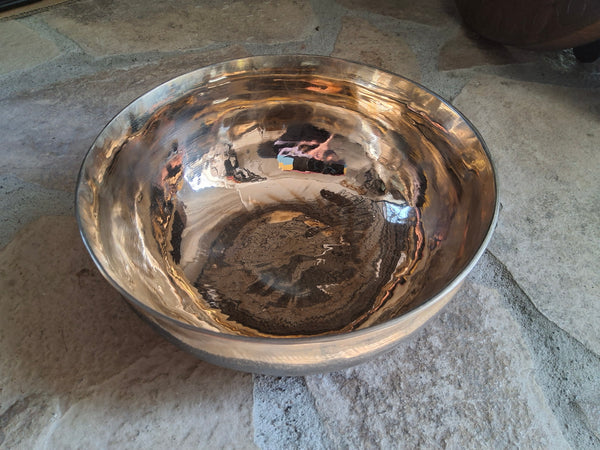 Bowl 911: 9.5" Ultibati Himalayan Singing Bowl 129 HZ C3-24