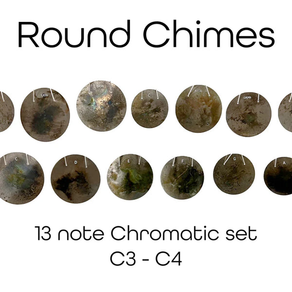 Round Chime Chromatic Set: C3-C4 - 13 notes