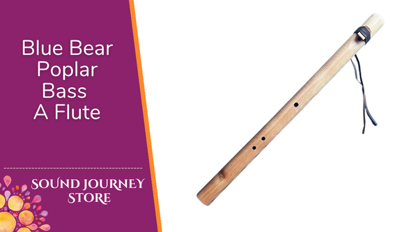 Low A minor Bass Blue Bear Flute