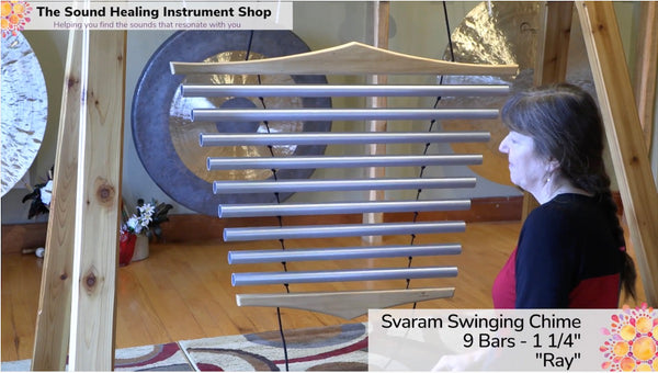 Large Swinging Wing Chime - RAY - 9 Bar