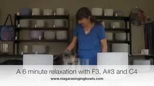 Breathing Exercise with 3 Crystal Singing Bowls