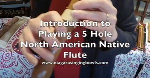 How to play a native flute