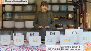 Darlene : Choosing 5 bowls in the Key of G