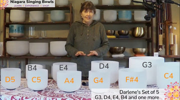 Darlene : Choosing 5 bowls in the Key of G