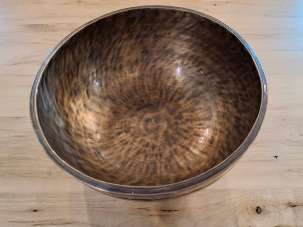 Bowl 739: 14.5" Himalayan Singing Bowl 108 HZ A2-32