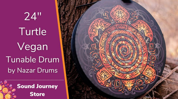 24" Turtle Vegan Tunable Hand Drum