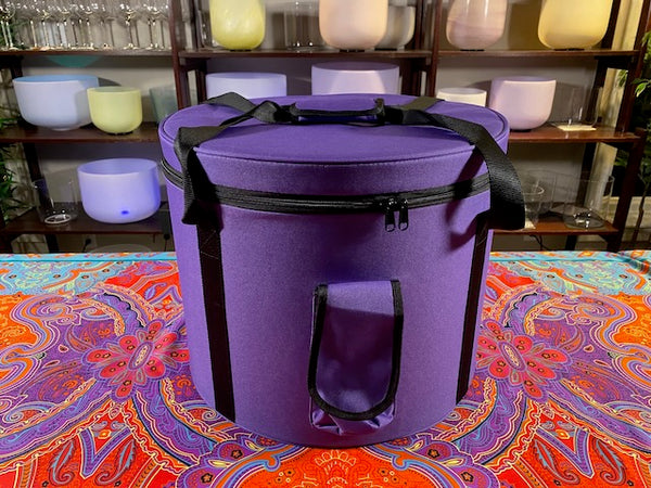 Deluxe Purple Padded Bags for Singing Bowls