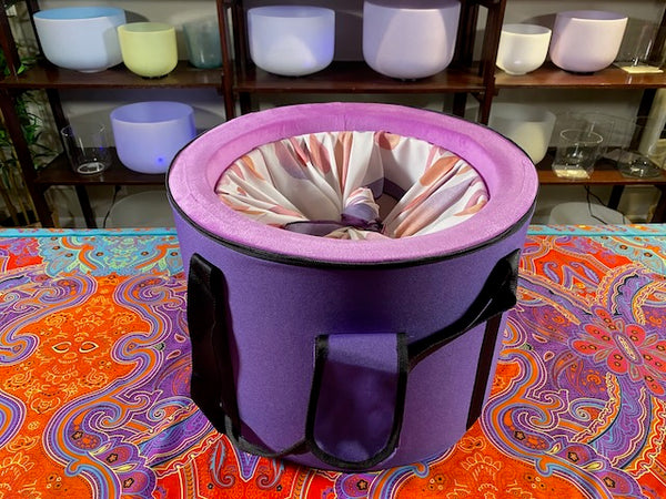 Deluxe Purple Padded Bags for Singing Bowls