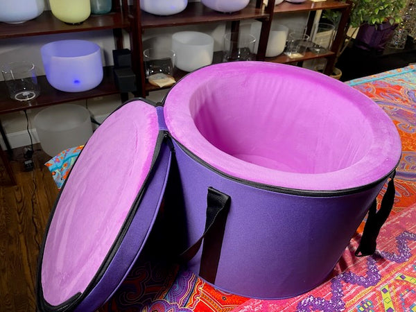 Deluxe Purple Padded Bags for Singing Bowls