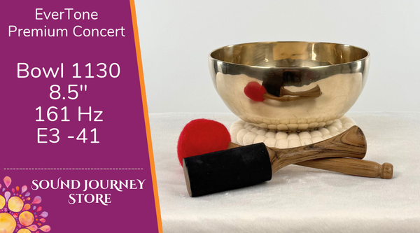 Bowl 1130: 8.5" Premium Concert Singing Bowl 161 Hz E3 -41