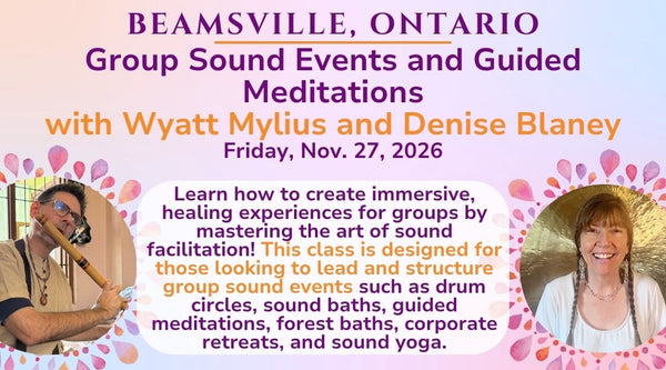 Group Sound Events and Guided Meditations