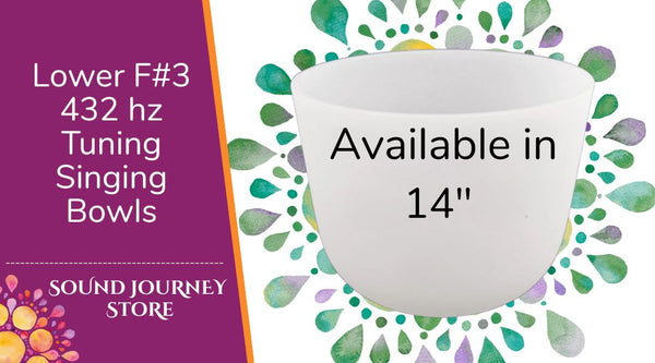 Lower F#3: 432 hz Tuning Singing Bowls