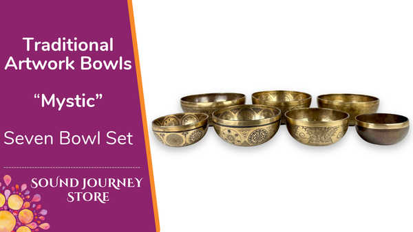Traditional Artwork Bowls "Mystic" Seven Bowl Set