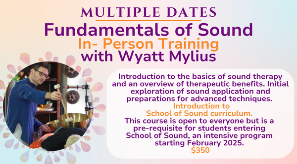 Fundamentals of Sound with Wyatt Mylius