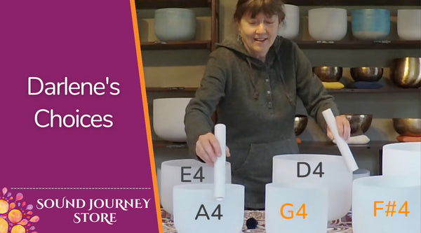 Darlene's Choices: G3 C4 D4 E4 F#4 G4 A4 B4 C5 D5