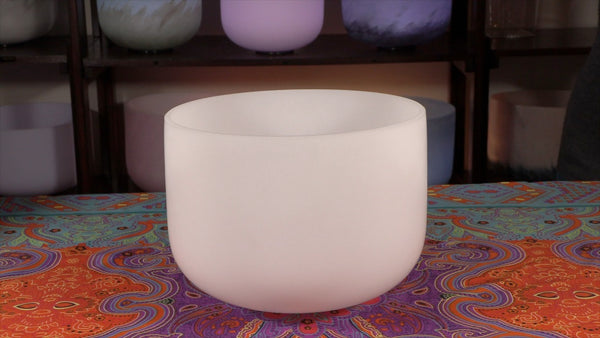 Higher 10" G4: Smooth White Perfect Pitch Singing Bowl