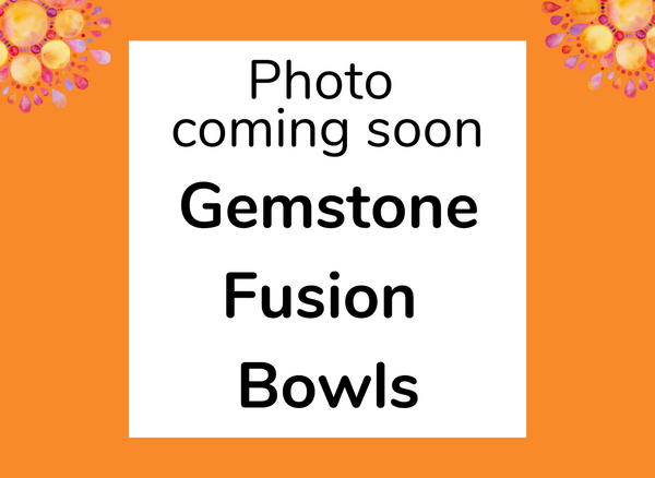 Lower 14" G3: Amethyst Gemstone Fusion Crystal Singing Bowl