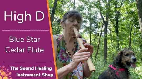 High D minor Cedar Flute